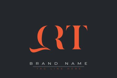 QRT soyut harf logosu tasarımı. Bu logo üç soyut harf tarafından tasarlanmıştır..