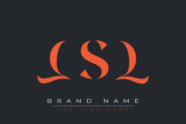 QSQ soyut harf logosu tasarımı. Bu logo üç soyut harf tarafından tasarlanmıştır..