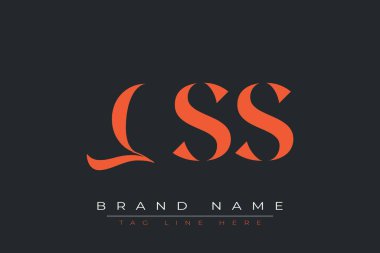 QSS soyut harf logosu tasarımı. Bu logo üç soyut harf tarafından tasarlanmıştır..