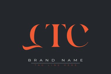 QTC soyut harf logosu tasarımı. Bu logo üç soyut harf tarafından tasarlanmıştır..
