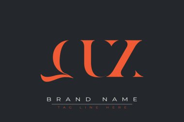 QUX soyut harf logosu tasarımı. Bu logo üç soyut harf tarafından tasarlanmıştır..