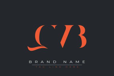 QVB soyut harf logosu tasarımı. Bu logo üç soyut harf tarafından tasarlanmıştır..