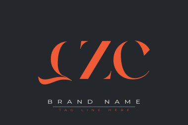 QZC soyut harf logosu tasarımı. Bu logo üç soyut harf tarafından tasarlanmıştır..