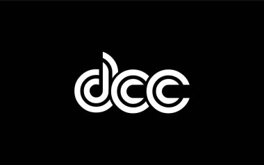 DCC Yaratıcı Eşsiz Modern Harf Logosu Tasarımı. Benzersiz bir harf dizaynına sahip stilize logo, soyut minimalist estetik ve modern cazibe sunar.