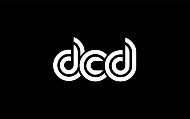 DCD Yaratıcı Eşsiz Modern Harf Logosu Tasarımı. Benzersiz bir harf dizaynına sahip stilize logo, soyut minimalist estetik ve modern cazibe sunar.