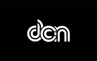 DCN Yaratıcı Eşsiz Modern Harf Logosu Tasarımı. Benzersiz bir harf dizaynına sahip stilize logo, soyut minimalist estetik ve modern cazibe sunar.