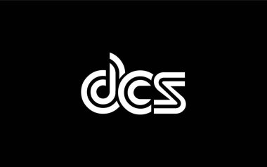 DCS Yaratıcı Eşsiz Modern Harf Logosu Tasarımı. Benzersiz bir harf dizaynına sahip stilize logo, soyut minimalist estetik ve modern cazibe sunar.