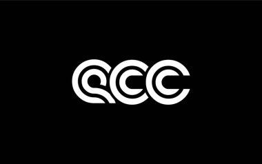 ECC Yaratıcı Eşsiz Modern Harf Logosu Tasarımı. Benzersiz bir harf dizaynına sahip stilize logo, soyut minimalist estetik ve modern cazibe sunar.