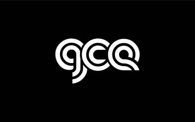 GCE Yaratıcı Eşsiz Modern Harf Logosu Tasarımı. Benzersiz bir harf dizaynına sahip stilize logo, soyut minimalist estetik ve modern cazibe sunar.