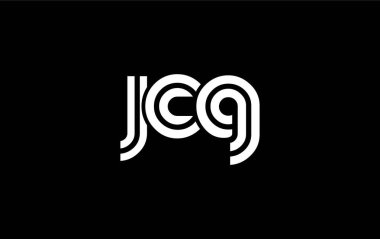 JCG Yaratıcı Eşsiz Modern Harf Logosu Tasarımı. Benzersiz bir harf dizaynına sahip stilize logo, soyut minimalist estetik ve modern cazibe sunar.