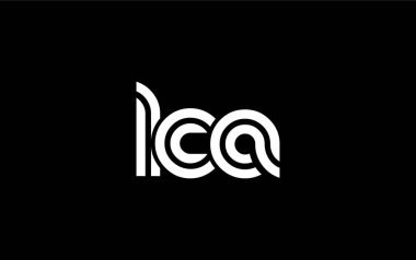 LCA Yaratıcı Eşsiz Modern Harf Logosu Tasarımı. Benzersiz bir harf dizaynına sahip stilize logo, soyut minimalist estetik ve modern cazibe sunar.