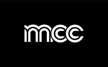 MCC Yaratıcı Eşsiz Modern Harf Logosu Tasarımı. Benzersiz bir harf dizaynına sahip stilize logo, soyut minimalist estetik ve modern cazibe sunar.