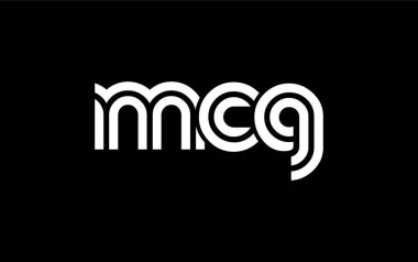 MCG Yaratıcı Eşsiz Modern Harf Logosu Tasarımı. Benzersiz bir harf dizaynına sahip stilize logo, soyut minimalist estetik ve modern cazibe sunar.