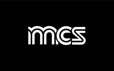 MCS Yaratıcı Eşsiz Modern Harf Logosu Tasarımı. Benzersiz bir harf dizaynına sahip stilize logo, soyut minimalist estetik ve modern cazibe sunar.
