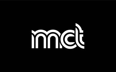 MCT Yaratıcı Eşsiz Modern Harf Logosu Tasarımı. Benzersiz bir harf dizaynına sahip stilize logo, soyut minimalist estetik ve modern cazibe sunar.