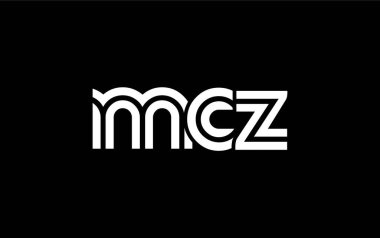 MCZ Yaratıcı Eşsiz Modern Harf Logosu Tasarımı. Benzersiz bir harf dizaynına sahip stilize logo, soyut minimalist estetik ve modern cazibe sunar.