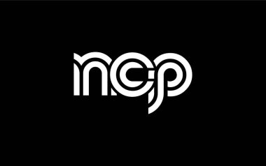 NCP Yaratıcı Eşsiz Modern Harf Logosu Tasarımı. Benzersiz bir harf dizaynına sahip stilize logo, soyut minimalist estetik ve modern cazibe sunar.