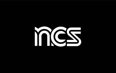 NCS Yaratıcı Eşsiz Modern Harf Logosu Tasarımı. Benzersiz bir harf dizaynına sahip stilize logo, soyut minimalist estetik ve modern cazibe sunar.