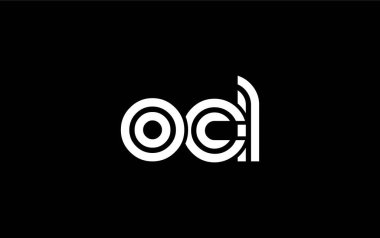 OCL Yaratıcı Eşsiz Modern Harf Logosu Tasarımı. Benzersiz bir harf dizaynına sahip stilize logo, soyut minimalist estetik ve modern cazibe sunar.