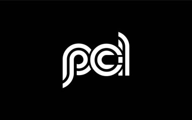 PCL Yaratıcı Eşsiz Modern Harf Logosu Tasarımı. Benzersiz bir harf dizaynına sahip stilize logo, soyut minimalist estetik ve modern cazibe sunar.