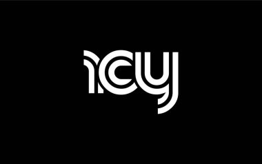 RCY Yaratıcı Eşsiz Modern Harf Logosu Tasarımı. Benzersiz bir harf dizaynına sahip stilize logo, soyut minimalist estetik ve modern cazibe sunar.