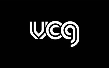 VCG Yaratıcı Eşsiz Modern Harf Logosu Tasarımı. Benzersiz bir harf dizaynına sahip stilize logo, soyut minimalist estetik ve modern cazibe sunar.