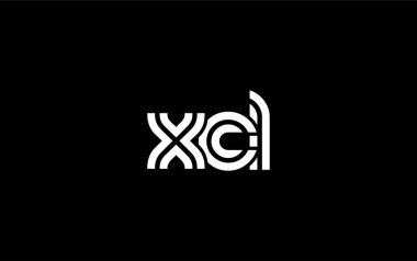 XCL Yaratıcı Eşsiz Modern Harf Logosu Tasarımı. Benzersiz bir harf dizaynına sahip stilize logo, soyut minimalist estetik ve modern cazibe sunar.