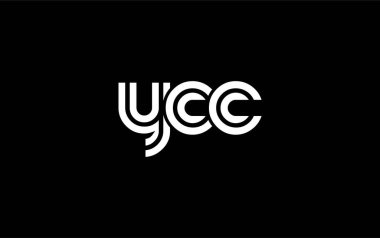 YCC Yaratıcı Eşsiz Modern Harf Logosu Tasarımı. Benzersiz bir harf dizaynına sahip stilize logo, soyut minimalist estetik ve modern cazibe sunar.