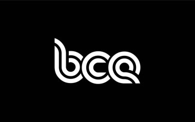 BCE Yaratıcı Eşsiz Modern Harf Logosu Tasarımı. Benzersiz bir harf dizaynına sahip stilize logo, soyut minimalist estetik ve modern cazibe sunar.