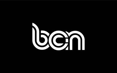BCN Yaratıcı Eşsiz Modern Harf Logosu Tasarımı. Benzersiz bir harf dizaynına sahip stilize logo, soyut minimalist estetik ve modern cazibe sunar.