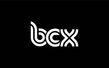 BCX Yaratıcı Eşsiz Modern Harf Logosu Tasarımı. Benzersiz bir harf dizaynına sahip stilize logo, soyut minimalist estetik ve modern cazibe sunar.