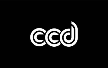 CCD Yaratıcı Eşsiz Modern Harf Logosu Tasarımı. Benzersiz bir harf dizaynına sahip stilize logo, soyut minimalist estetik ve modern cazibe sunar.