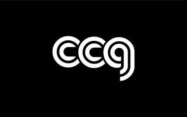 CCG Yaratıcı Eşsiz Modern Harf Logosu Tasarımı. Benzersiz bir harf dizaynına sahip stilize logo, soyut minimalist estetik ve modern cazibe sunar.