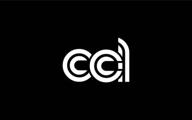 CCL Yaratıcı Eşsiz Modern Harf Logosu Tasarımı. Benzersiz bir harf dizaynına sahip stilize logo, soyut minimalist estetik ve modern cazibe sunar.