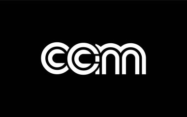 CCM Yaratıcı Eşsiz Modern Harf Logosu Tasarımı. Benzersiz bir harf dizaynına sahip stilize logo, soyut minimalist estetik ve modern cazibe sunar.