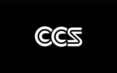 CCS Yaratıcı Eşsiz Modern Harf Logosu Tasarımı. Benzersiz bir harf dizaynına sahip stilize logo, soyut minimalist estetik ve modern cazibe sunar.