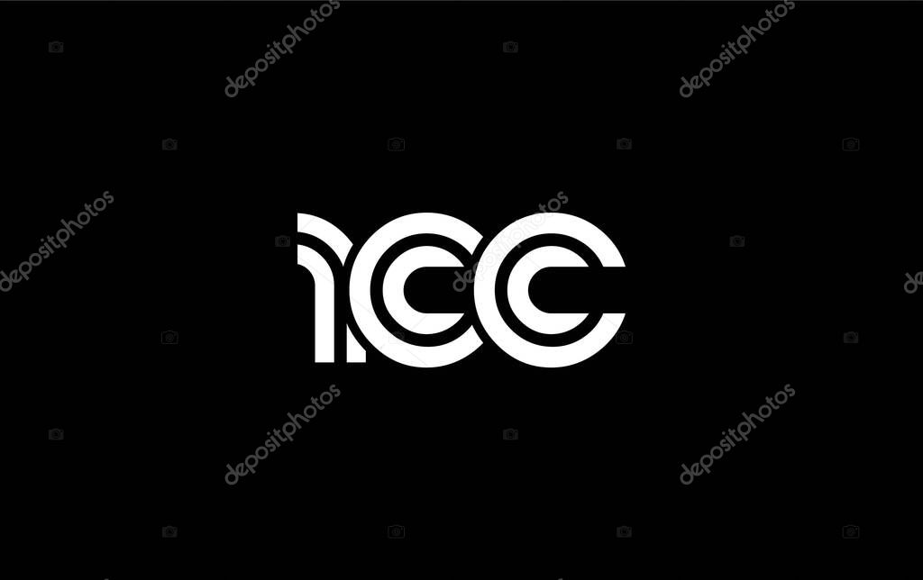 RCC Creative Unique Modern Letter Logo Design. Stylized logo featuring a unique letter design, presenting abstract minimalist aesthetics and modern appeal.