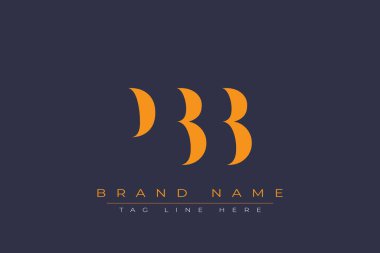 PBB soyut harf logosu tasarımı. Bu logo üç soyut harf tarafından tasarlanmıştır..