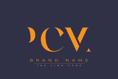 PCM soyut harf logosu tasarımı. Bu logo üç soyut harf tarafından tasarlanmıştır..