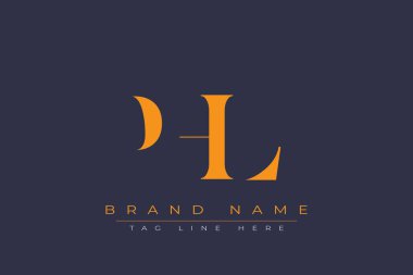PHL soyut harf logosu tasarımı. Bu logo üç soyut harf tarafından tasarlanmıştır..