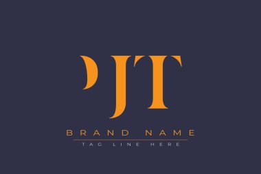 PJT soyut harf logosu tasarımı. Bu logo üç soyut harf tarafından tasarlanmıştır..