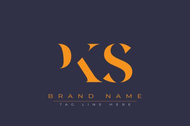 PKS soyut harf logosu tasarımı. Bu logo üç soyut harf tarafından tasarlanmıştır..