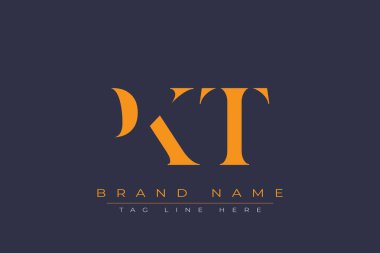 PKT soyut harf logosu tasarımı. Bu logo üç soyut harf tarafından tasarlanmıştır..