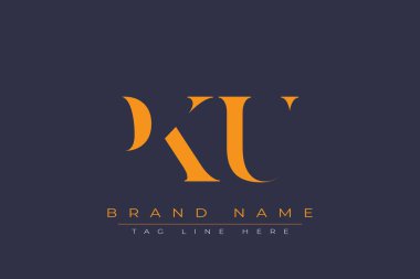 PKU soyut harf logosu tasarımı. Bu logo üç soyut harf tarafından tasarlanmıştır..