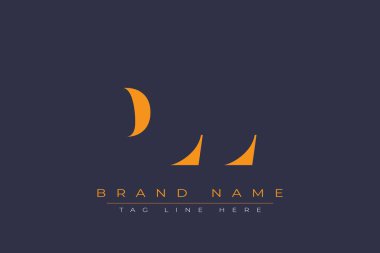 PLL soyut harf logosu tasarımı. Bu logo üç soyut harf tarafından tasarlanmıştır..