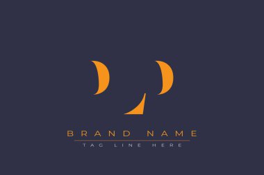 PLP soyut harf logosu tasarımı. Bu logo üç soyut harf tarafından tasarlanmıştır..