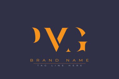 PMG soyut harf logosu tasarımı. Bu logo üç soyut harf tarafından tasarlanmıştır..