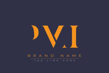 PMI soyut harf logosu tasarımı. Bu logo üç soyut harf tarafından tasarlanmıştır..