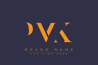 PMK soyut harf logosu tasarımı. Bu logo üç soyut harf tarafından tasarlanmıştır..