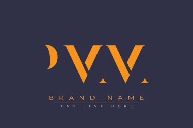 PMM soyut harf logosu tasarımı. Bu logo üç soyut harf tarafından tasarlanmıştır..